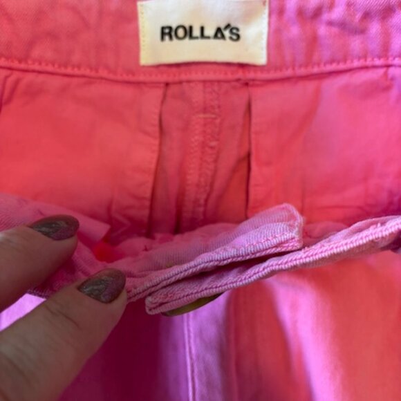 ROLLA'S  Horizon Linen Pant Pink - Size 26 RARE FIND - Picture 7 of 8